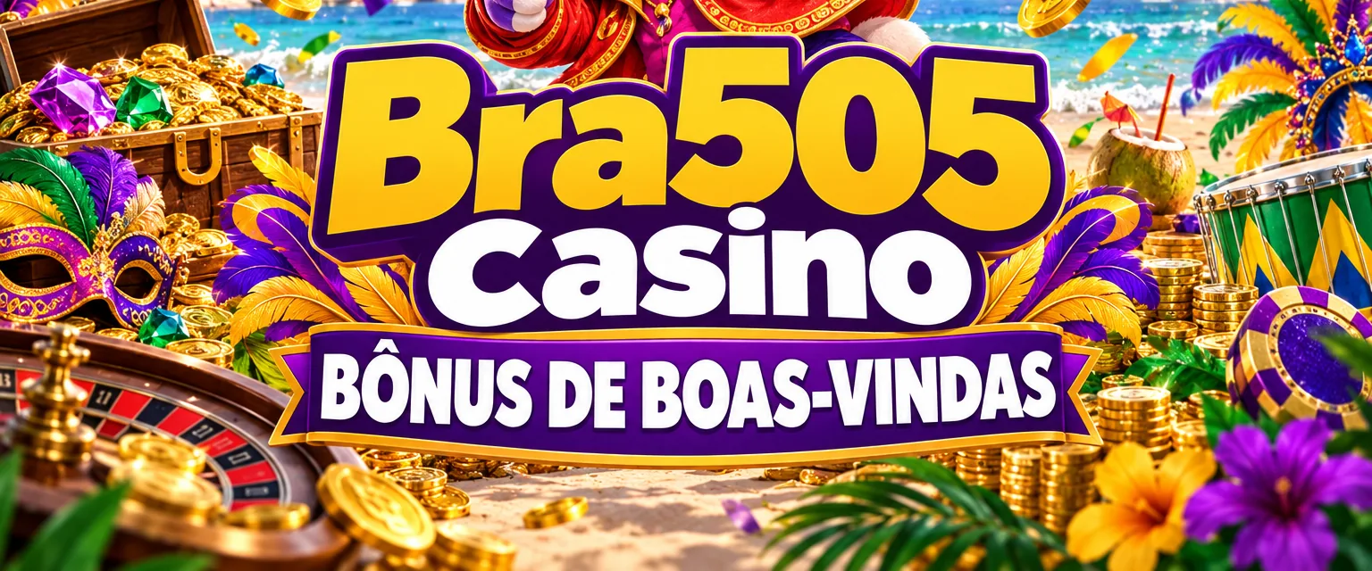 Banner do Bra505 Casino com o bônus de R$ 99 no cadastro e o slot Piñata Wins